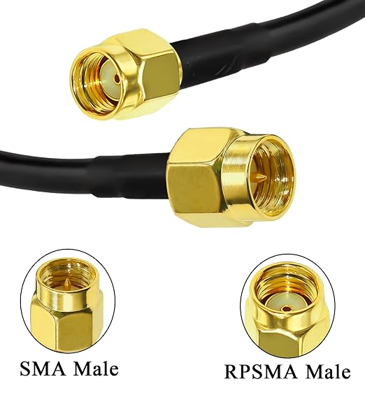 TUOLNK SMA Cable RG58 SMA Male to RP-SMA Male Extension Cable 12inch Pigtail - Image 8
