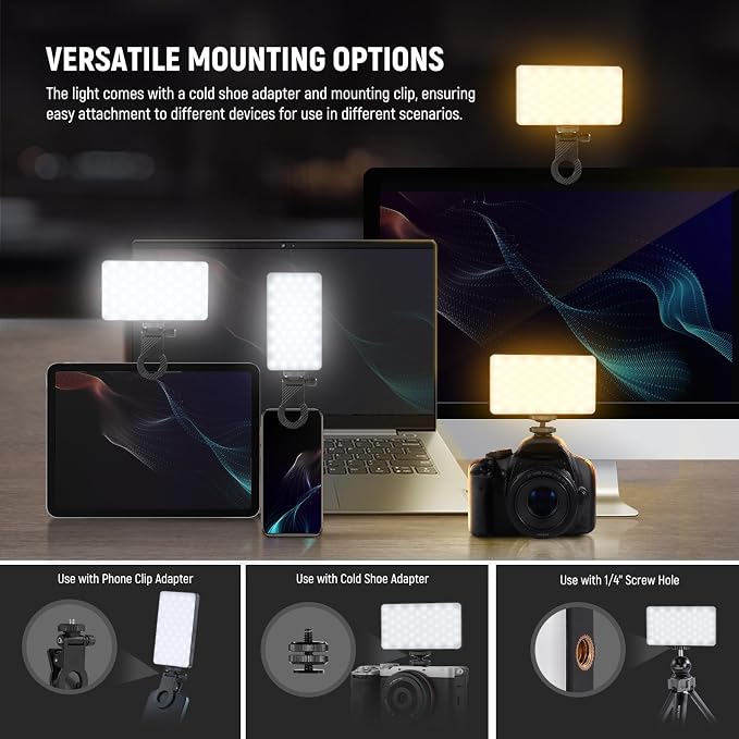 NEEWER Basics 5W Magnetic Phone Selfie Light - Image 3
