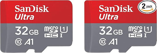 SanDisk 32GB 2-Pack Ultra MicroSDHC UHS-I Memory Card by Sandisk