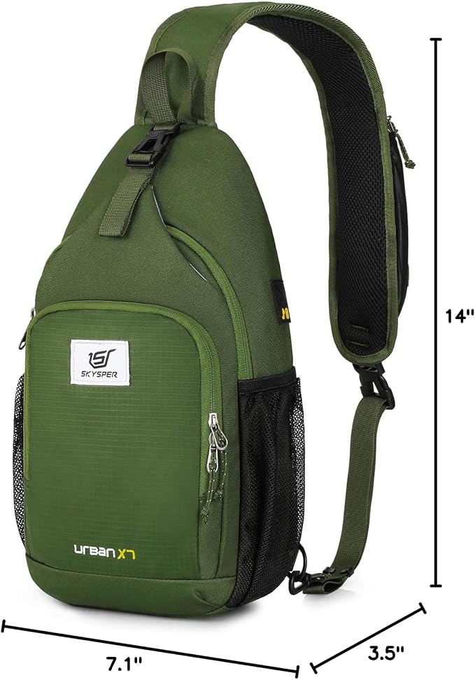 SKYSPER Sling Bag RFID Crossbody Sling Backpack Cross Body Shoulder Bag Travel - Image 7