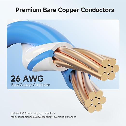 Cable Matters 2-Pack 40Gbps Shielded Cat 8 Ethernet Cable - 5ft - Image 5