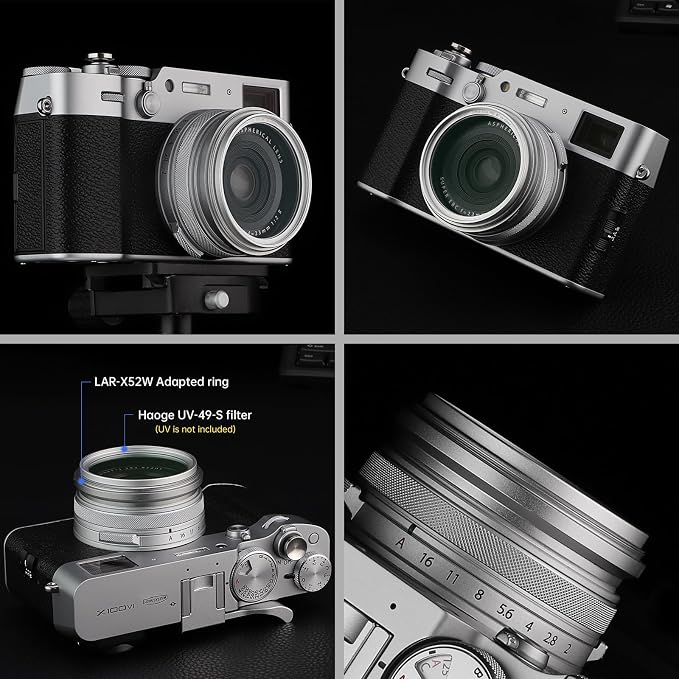 Haoge Lens Filter Adapter Ring for Fujifilm X100VI Fuji FinePix X100V Camera - Image 6