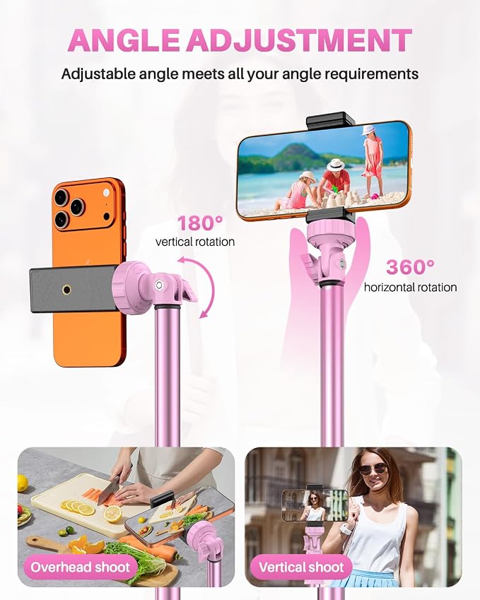 67" Phone Tripod, MIIASI Extendable Tripod - Image 4