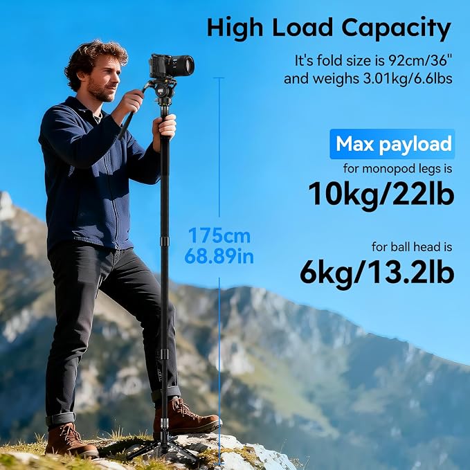 SIRUI Carbon Fiber Video Monopod - Image 8