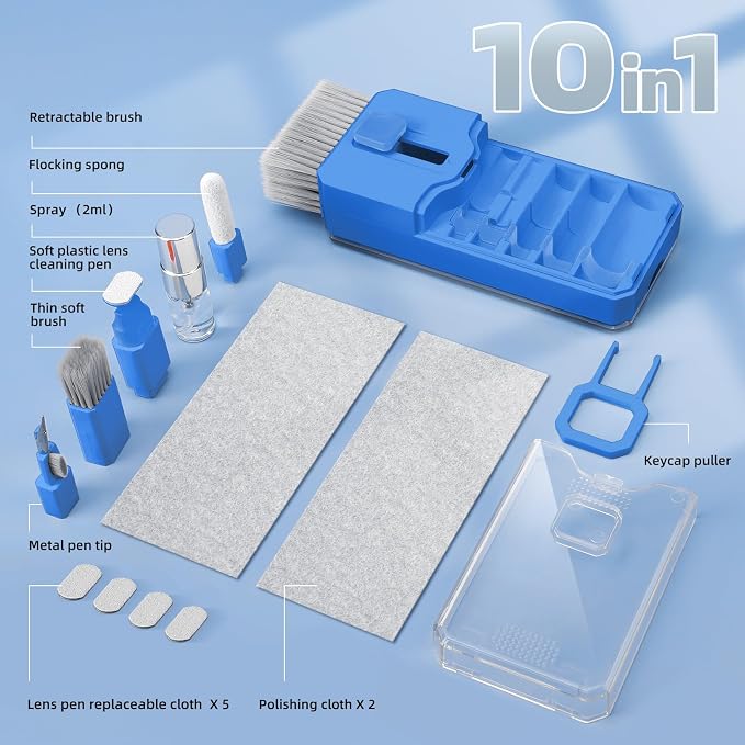 Ordilend Keyboard Cleaning Kit Laptop Cleaner, All-in-One Computer Camera - Image 7