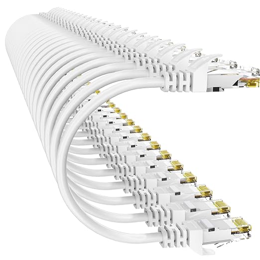Cat 6 Ethernet Cable 3FT, Cat6 Ethernet Patch Cable 10Gbps, High-Speed UTP Cat6 by 10Gsupxsel