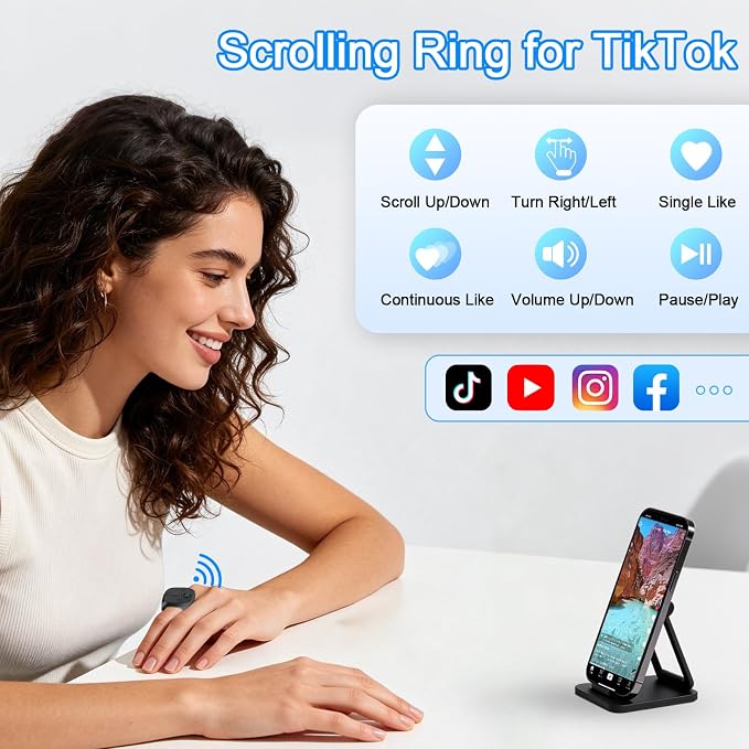 Remote Control Scrolling for Tiktok, Page Turner for Kindle App E-Book - Image 2
