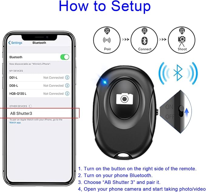 Wireless Camera Shutter Clicker | Camera Shutter Remote Control - Image 4
