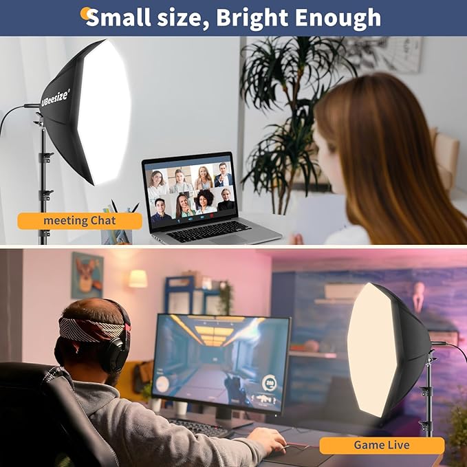 UBeesize Softbox Photography Lighting Kit, Studio Lights - Image 4