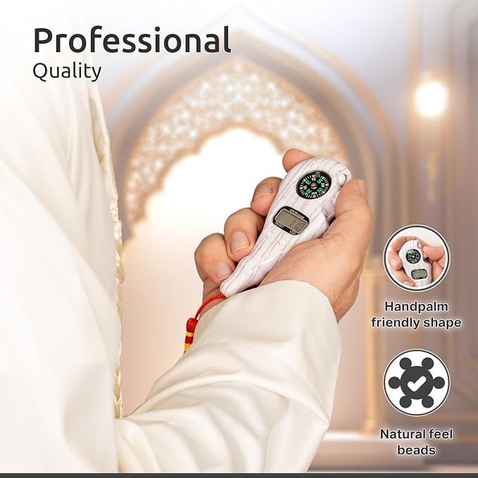 Digital Finger Tasbih with Compass & Night Light - Image 5