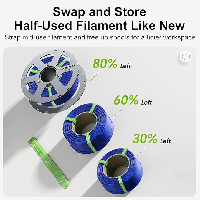 Aluminum Reusable Spool for Refill Filament, All-Metal Design - Image 3