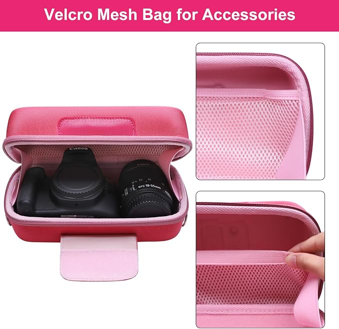 LTGEM Camera Case for Canon EOS Rebel T7 / R50 / R100 / R50 V / T6 / R8 / R10 / - Image 4