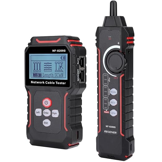 NF‑8209S Network Cable Tester – Upgrade LAN Network Cable, Ethernet Cable Tester - Image 3