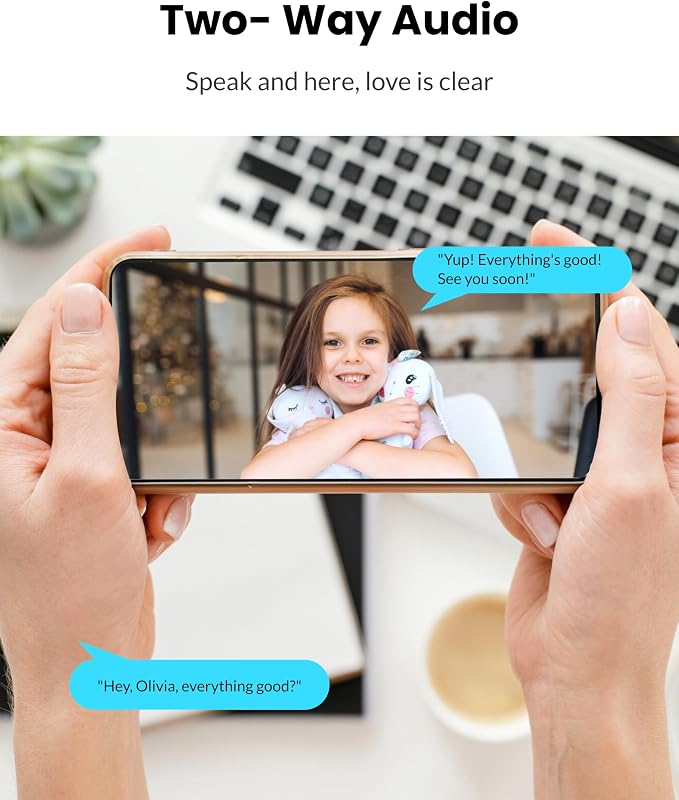Dual Lens Security Camera Indoor 5G/2.4G WiFi, 2K+2K Pet Camera - Image 5
