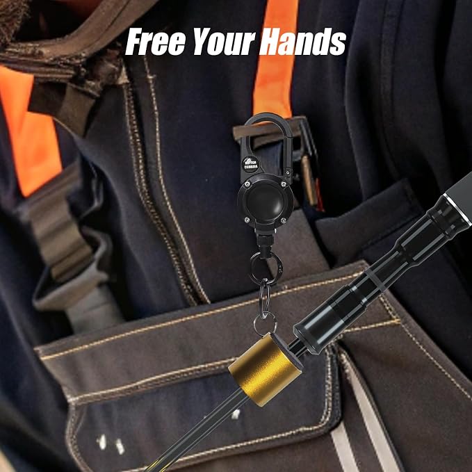 Fishing Rod Clip, Wearable Fishing Rod Holder, Portable Fishing Rod Accessory - Image 2