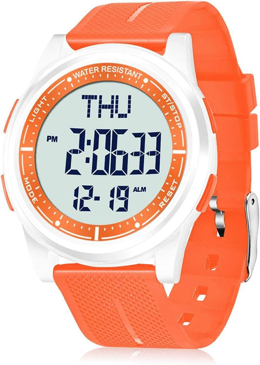 Beeasy Digital Watch for Men Women, 50M Waterproof, Ultra-Thin & Lightweight by Beeasy
