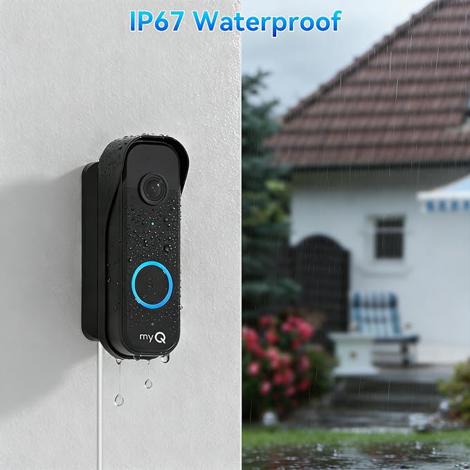 Power Adapter Kit for myQ Video Doorbell, 25FT/7.5M Weatherproof Charging Cable - Image 5