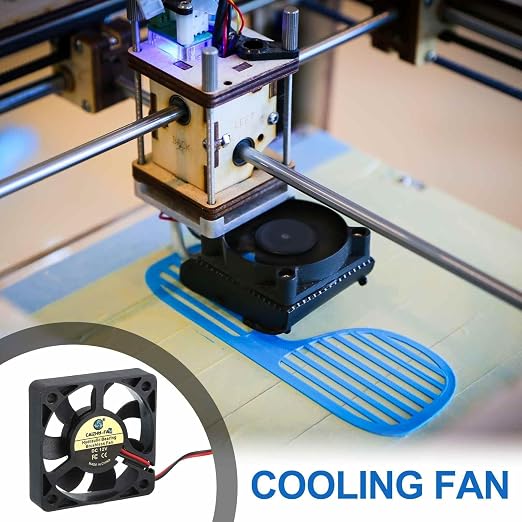 MECCANIXITY 5010 Fan 50mm x 10mm 2 Inch 12V Small Plastic Cooling Fan 2 Pin - Image 5