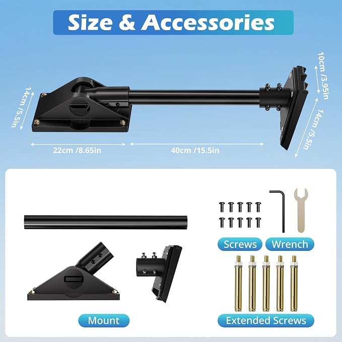 UBeesize Starlink Gen 3 Mount, Starlink Pole Mount Kits - Image 5
