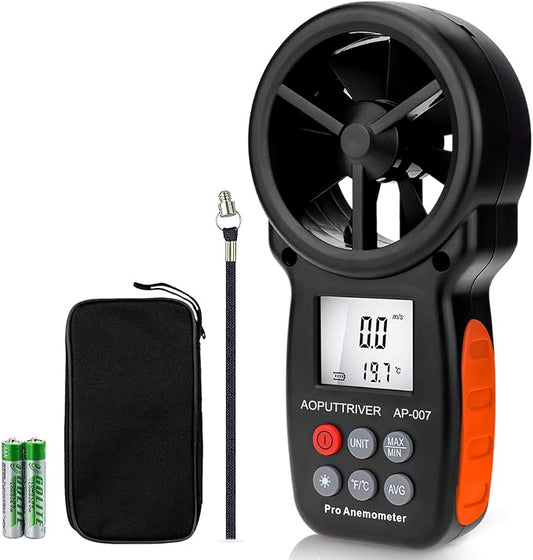 Anemometer Handheld Wind Speed Meter by AOPUTTRIVER