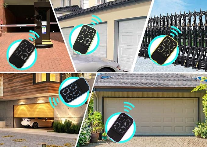 Garage Door Remote Universal Gate Remote Control Cloning Homelink Key Fob - Image 6