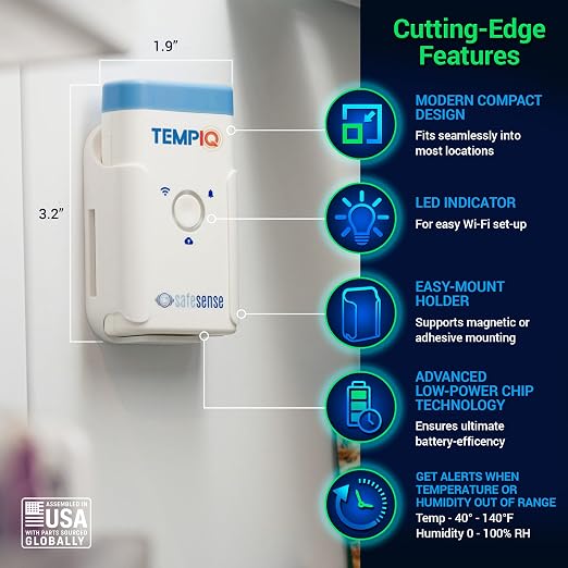 TEMPIQ Remote WiFi Temperature & Humidity Sensor - Image 2