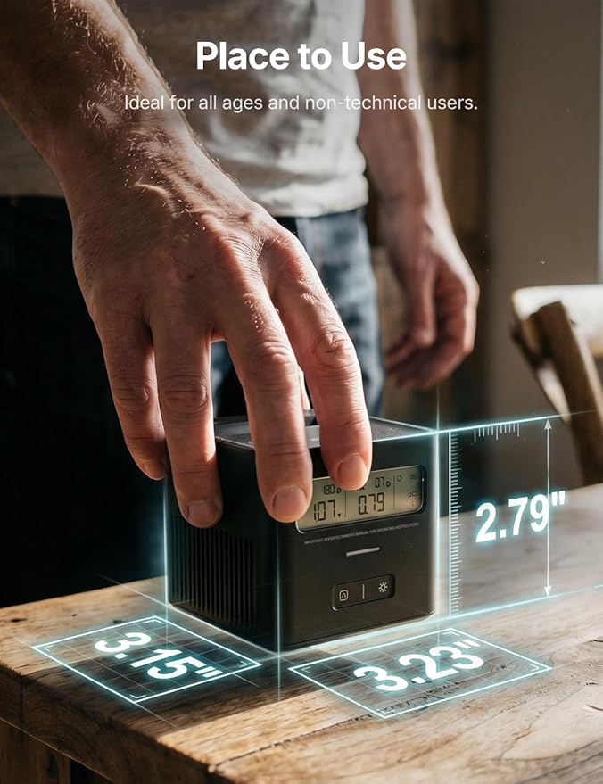 X-Sense Radon Detector for Home, Battery Powered, Ideal Starter Safety Tool for - Image 3