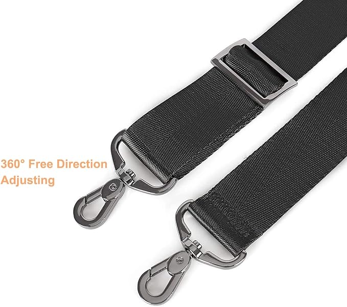 MOSISO 56 inch Shoulder Strap, Adjustable Thick Soft Universal Replacement - Image 3