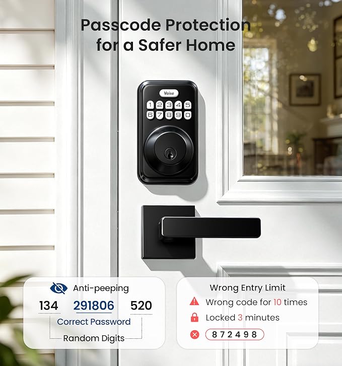 Veise Keyless Entry Door Lock - Image 7