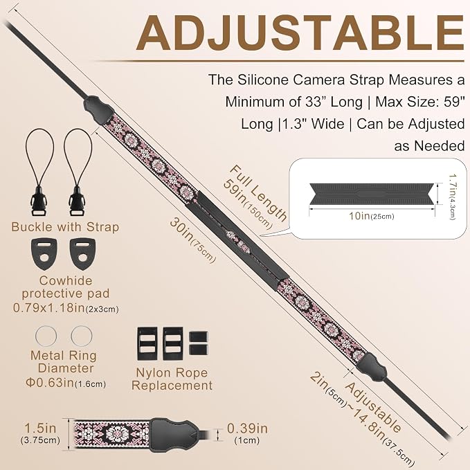 FIEIL Neck Strap Silicone Camera Straps - Image 4