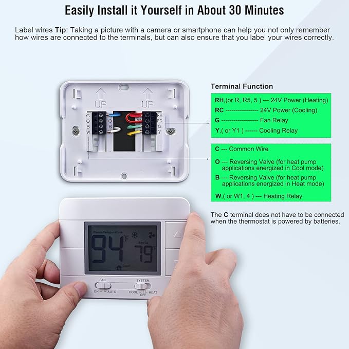 Upgraded Non Programmable Thermostats - Image 6