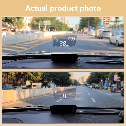 AZIJYV Windshield Speedometer Projector, Digital Speedometer - Image 5