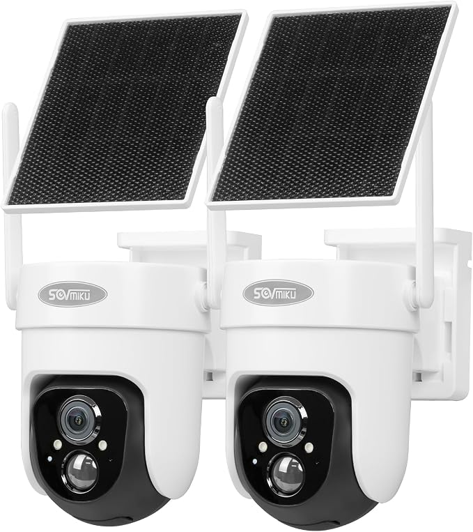 Vicohome 2CQ4G 2K AI Solar Security Camera Wireless Outdoor, Battery Powered Cam by sovmiku