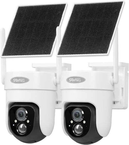 Vicohome 2CQ4G 2K AI Solar Security Camera Wireless Outdoor, Battery Powered Cam by sovmiku