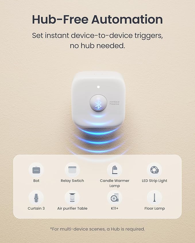SwitchBot Smart mmWave Radar Motion Sensor, Compatible - Image 7