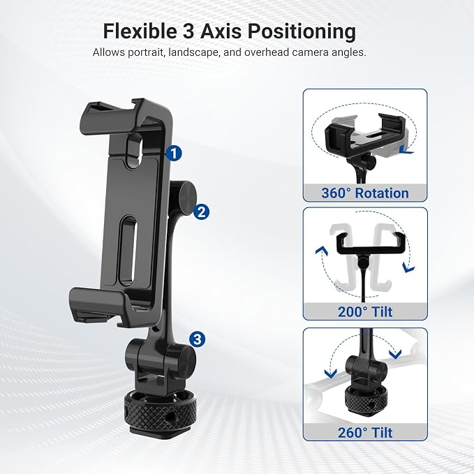 NEEWER Universal Cell Phone Stand Holder - Image 5