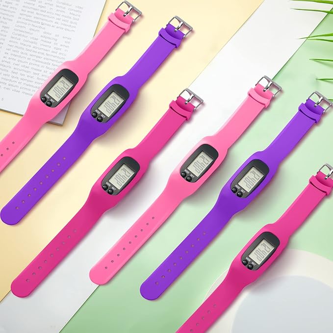 Geyoga Pedometer for Walking Steps and Miles Pedometer Watch Silicone Steps - Image 5