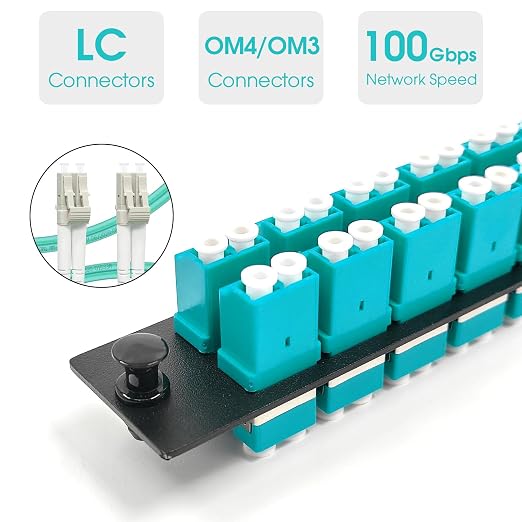 12 Duplex LC/OM3 Fiber Patch Panel - Image 2