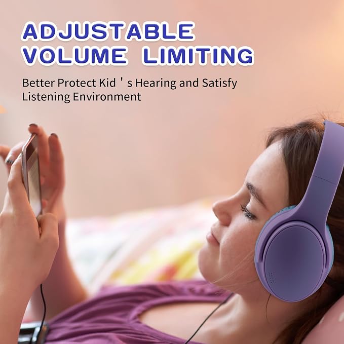 Kids Wireless Headphones, Over Ear Toddler Headphones Foldable - Image 6