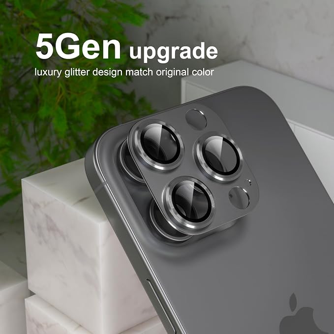 Choiche Compatible for iPhone 16 Pro/iPhone 16 Pro Max Camera Lens Protector - Image 7