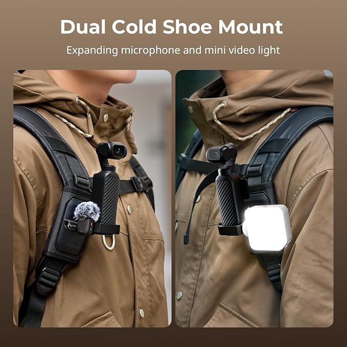 SMALLRIG Backpack Strap Mount for DJI Osmo Pocket 4 3/Action 6/5 Pro/4/Nano - Image 6