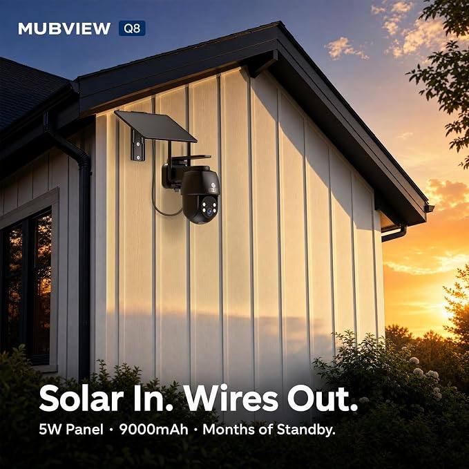 MUBVIEW 24/7 Continuous Recording Wireless Outdoor Security Camera, 2.4G WiFi - Image 7