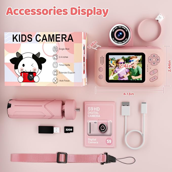 Makolle Kids Camera Toys for Girls 3-12 Year Old, - Image 8