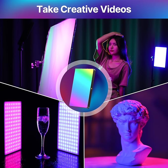 ULANZI LT003 RGB Video Light, 15W Portable LED Panel - Image 4