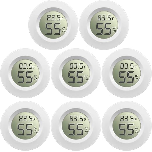 Weewooday Mini Hygrometer Thermometer Digital LCD Monitor Indoor/Outdoor Room by Weewooday