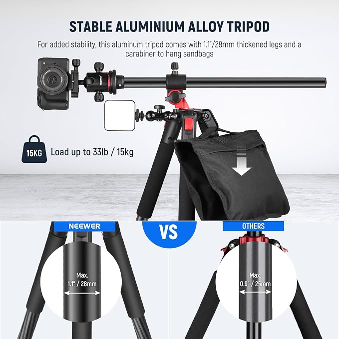 NEEWER 79 inch Camera Tripod Monopod - Image 2