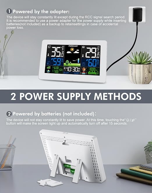 Weather Station Wireless Indoor Outdoor, Digital Thermometer - Image 6