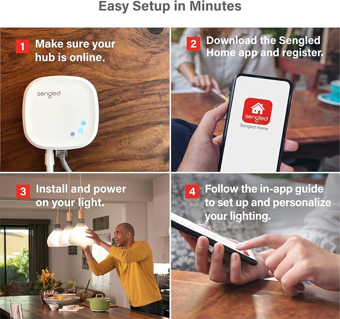 Sengled Smart Light Bulbs, Alexa Light Bulbs RGB Color Changing, Smart Bulb - Image 5
