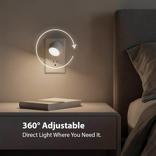 Mini LED Night Light Plug-in Smart Sensor Directional Lamp - Image 5
