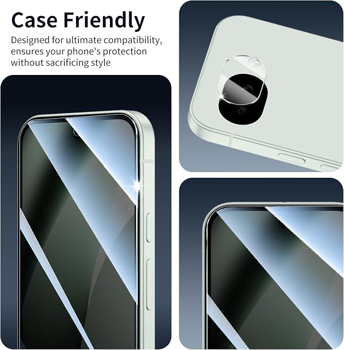 3+3+1-Pack, Privacy Screen Protector and Camera Lens Protector - Image 8